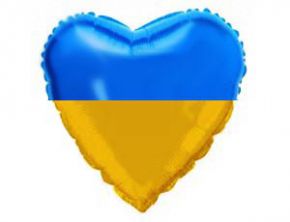 Гелиевый шар "Украинский флаг"